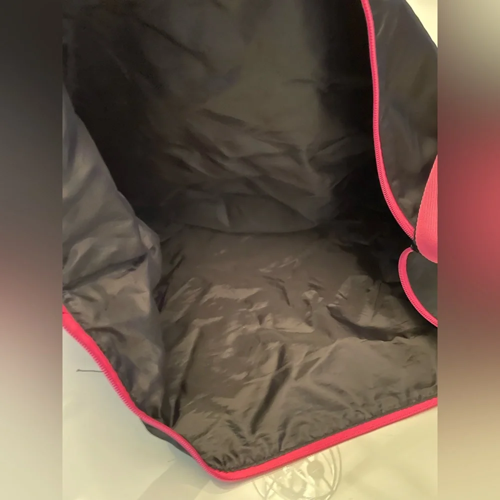 Victoria’s Secret Sport Tote- Black and Pink. 15.5” x 21” - Picture 3 of 6